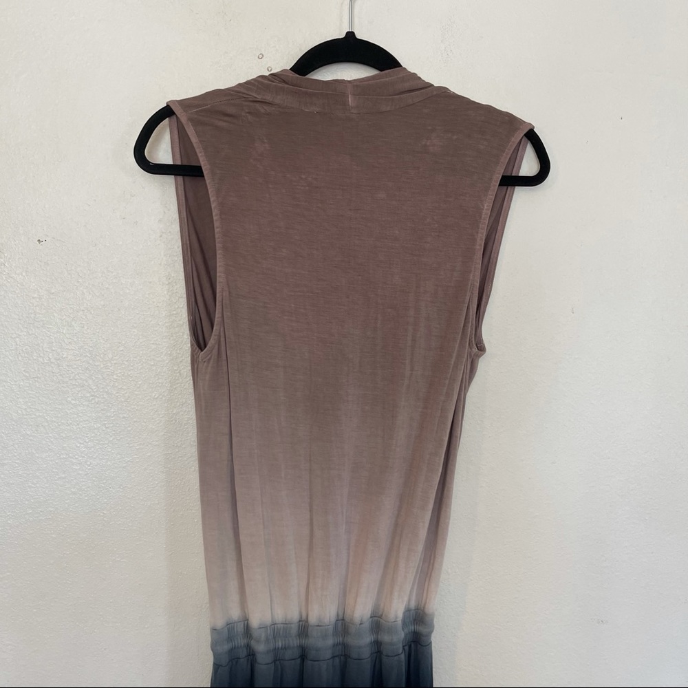 SOLD Young Fabulous & Broke Ombre Romper Taupe Navy Blue Size S - Picture 5 of 11